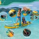 Kids Stand Up Paddle Board with Inflatable SUP Accessories, Durable, Lightweight, Wide Stable Design, Non-Slip Comfort Deck,Inflatable Paddle Board for Kid & Youth