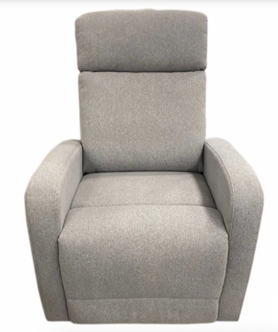 HD Designs Preston Swivel Glider Gray Recliner, Light Gray