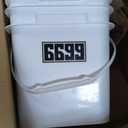 Tankless Water Heater Flushing Kit Includes 1500GPH Submersible Sump Pump with Two Adapters & Cleaner & 3 Gallons Pail with Bucket Lid Opener & Two 1/2” Dia X 6' Hoses SUB 1500 Flush Kit