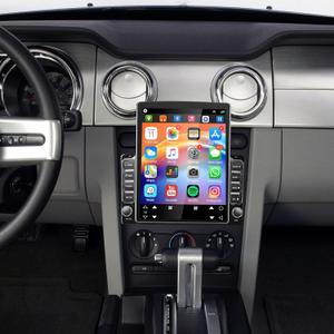 Car Stereo Radio for Ford Mustang 2005 2006 2008 2009, 9.7" Touchscreen Android 15 Car Radio Stereo Head Unit with Wireless CarPlay Android Auto GPS Navigation SWC FM DSP WiFi Bluetooth Camera Mic