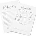 GardenCity Baby Predictions & Advice Cards for Baby Shower Games Activity, Advice for New Parents to Be  30 Double-Sided Thick Cards  Minimalist