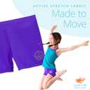 Lucky & Me | Ella Girls Dance Shorts for Gymnastics & Dancewear | Multicolor | 3-Pack (4-5T, Black)