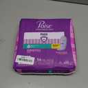 Poise Incontinence & Postpartum Pads for Bladder Leaks, 3 Drop Light Absorbency, Regular Length, 54 Count