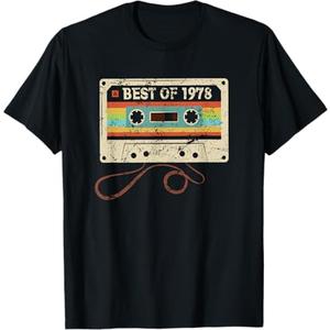 Best 1978 Cool 48 Year Old Bday Men Women 48th Birthday T-Shirt 3XL