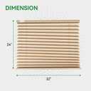 RV Blinds for Camper Windows, Camper Replacement Blinds, Privacy Protection, RV Window Shades for RV, Camper, Travel Trailer, Cappuccino (32" W x 24" L)