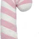 Candy Throw Pillow Christmas Decorations Soft Fluffy Candy Cane Pillow Stuffed Lollipop Plush Pillows Gifts for Home Decor Sofa Cushion (16 inch Candy Cane Pink)