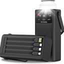 Portable Charger 40000mAh Power Bank Built-in Cable,PD 22.5w Fast Charging Powerbank, LED Display External Battery Pack with Retractable Auto Lighting, Travel Phone Charger for iPhone,Samsung,Google