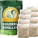Squirrel Repellent Outdoor, Ground Squirrel Repellent, Repel Squirrel, Chipmunk Repellent for Garden/Bird Feeders/Attic and Yard, Natural Mint Squirrel & Chipmunk Repellent for Plants - 8P