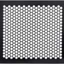 Buyers Products 1501155 Window Screen for Truck Ladder Rack, 27 x 70 Inch, Black Powder-Coated Steel, Pickup Truck Contractor Rack Accessories