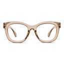 Women's Center Stage Focus Soft Square Reading Glasses, Tan, +2.00