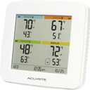 AcuRite 01095M Indoor Temperature & Humidity Station with 3 Sensors, White