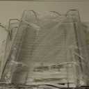 Expandable Pull Out Cabinet Organizer, Adjustable Width 12"-19" & Depth 16.5"-22", 4-Side Extension, 5 Slide Rails for Heavy Duty Use, Adhesive Roll Out Shelves for Kitchen Cabinets, 1PCS