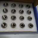 9/16"-18 Open End Lug Nuts - 32pcs OEM Wheel Lug Nuts Compatible with 75-97 F-250/F-350, 02-10 Ram 1500/2500/3500, 05-11 Dakota, 04-09 Durango Chrome Wheel Nuts
