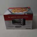 Gourmia GTF7350 6-in-1 Multi-function, Stainless Steel Air Fryer Oven - 6 Cooking Functions - Fry Basket, Oven Rack, Baking Pan & Crumb Tray, Included + Recipe Book (Silver)