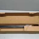 Ivilon Drapery Treatment Window Curtain Rod - Faceted Hexagonal 1 inch Pole. 72 to 144 Inch. Black