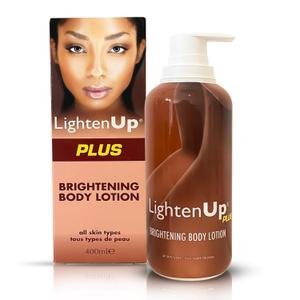 Lighten-Up Skin Brightening Lotion - 13.5 Fl oz / 400ml - Moisturizing, Hydrating Body Lotion for Body, Knees, Elbows, Hands, Underarms, with Jamaican Castor Oil and Shea Butter