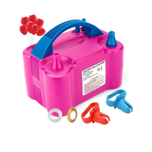 Portable Electric Balloon Pump/Electric Balloon inflator Decoration, 110V. fLatest Version 300W Upgrade for Party, Gift, Wedding Celebration, Holiday Party Decoration.