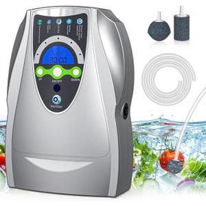 Ozone Machine, 500mg/h Multipurpose Ozone Machine Purify Air, Water, Fruits, Vegetables, Toothbrushes, Aquarium. Fruit Cleaner Device in Water