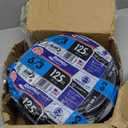 Southwire 63950002 125ft. 6 Gauge 3 Conductor Nonmetallic Sheathed Type NM-B Cable, Black