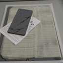 Large Stone Dish Drying Mat for Kitchen Counter, 2 PCS Quick Dry Stone Mats, Foldable Water Absorbing Diatomaceous Earth Drying Dishes Pad for Countertop Bottles Utensils Cup(Dark gray 24"x16"&8"x4")