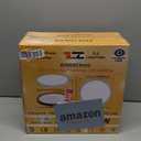 6PK 12 Inch LED Flush Mount Ceiling Light, 24W, 2520LM, 3000K/4000K/6000K CCT Selectable, 0.9inch Super Slim LED Ceiling Light Fixture, Low Profile Round Flat Panel Light for Bedroom,Kitchen,Hallway (White)