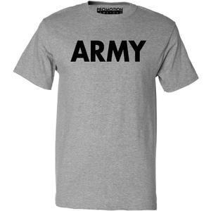 Army Men's T-Shirt | Military Training PT Exercise Workout Gear Veterans Service Family Support Motivation Small