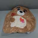 Valentines Day Plush, 16" Soft Bear Stuffed Animals with Red Heart and Rose, Cute Stuffy Doll Pillow Toys Bear Valentines Gifts for Her Girlfriend Lover Mom Kids