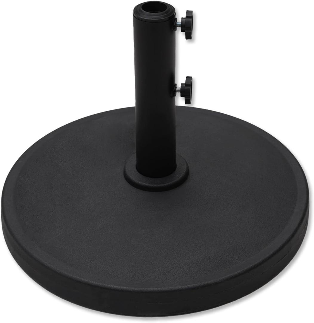 C-Hopetree 44 lb Patio Umbrella Base, Heavy Duty Stand for Outdoor Patio Market Table Umbrella, Black