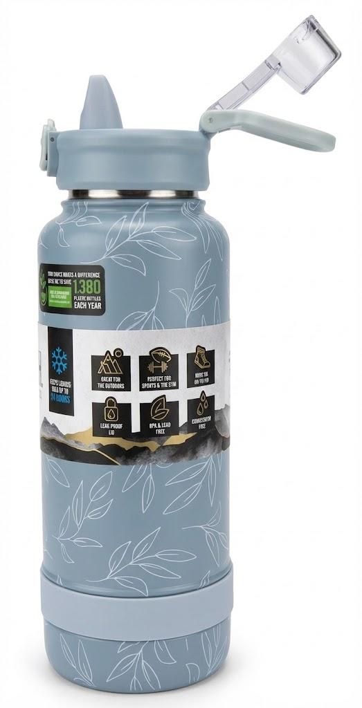 Manna Push Stainless Steel Bottle 40oz