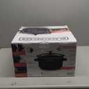 BLACK+DECKER 7-Quart Slow Cooker, SCD4007, Chalkboard Exterior, Locking Lid, 3 Heat Settings, Removable Stoneware Crock