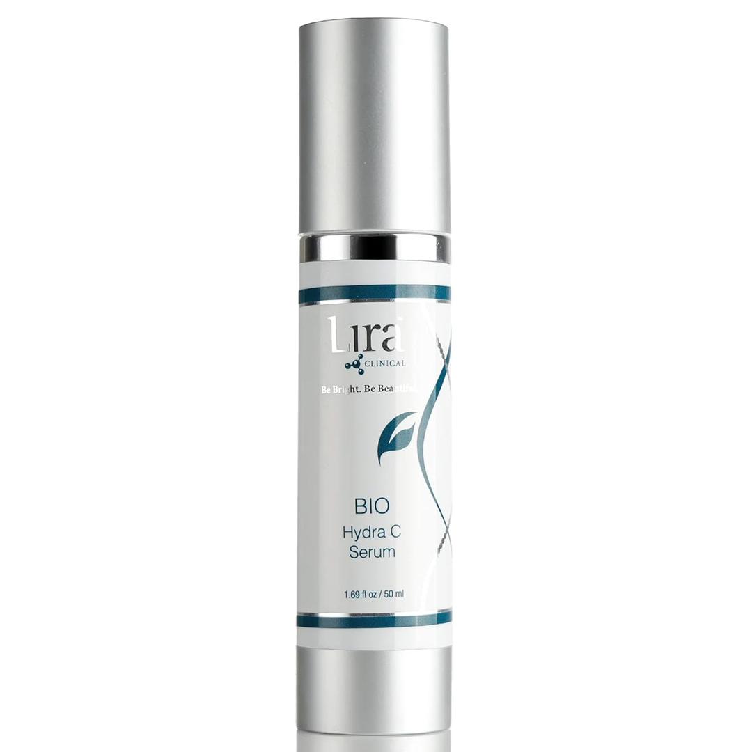 Lira Clinical BIO Hydra C Serum Vitamin C Face Serum with Citric Acid and Plant Stem Cells Hydrates Skin and Reduces Visible Signs of Aging Daily Skincare Solution with Antioxidants - 50 ml