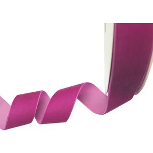 Chenkou Craft Hot Pink 25 Yards/roll 1 1/2" Velvet Ribbon Total 30 Colors Assorted Lots Bulk (Fuschia, 1 1/2"(40mm))