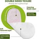 Dog Teeth Cleaning Wipes, Fresh Breath Pet Dental Finger Wipes for Dogs & Cats, Dog Dental Wipes Teeth Wipes, Lick-Safe Pet Toothbrush for Easy Removal of Tartar Buildup, Unscented - 50 PCS