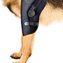 AGON Dog Elbow Brace for Elbow Support – Adjustable Hinge Stabilizer Dog Elbow Protector – Neoprene Elbow Support Brace with Hook and Loop Closure – Ideal for Dysplasia, Dislocation, Osteoarthritis, Left Leg, Size: Medium