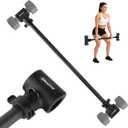 Dumbbell to Barbell Converter 2.0 Transform Dumbbells into Barbell Set for Home Gym, Adjustable Weight Bar with Anti-Slip Foam Grip, Steel Clamp & 200LB Max Capacity, Compatible with Standard Dumbbells