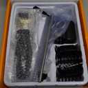 oneisall Dog Clipper Low Noise, Dog Grooming Kit with Rechargeable, Pet Shaver Cordless Electric Quiet Hair Clipper Set for Dogs Cats PetsGold