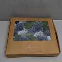 Ling's Moment Artificial Flowers, 25Pcs 3" Roses in Dusty Blue Shades, Realistic DIY Foam Floral Decor for Wedding Bouquets/Centerpieces, Outdoor Party Backdrops, Room/Table, and Garden/Pot Decoration