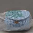 Kids Bike Basket Set, Scooter Tricycle Basket, Children's Finely Woven Backpack with Lid Shoulder Strap Front Handlebar Rattan Basket (Blue)