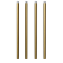 Brushed Brass M10 Threaded Extension Rod for Pendant Light, Island Lighting, Chandeliers,Lighting Fixture downrods & Stems,12 Inches 11.4mm OD (0.449″) x 300mm L (11.81″)