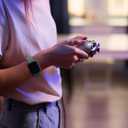 Floral Silicone Band Compatible with Apple Watch 38mm 40mm 41mm Women Men Hollow-Out Design Wristbands Soft Sport Breathable Watch Bands for iWatch Ultra SE Series 8 7 6 5 4 3 2 1 Starlight