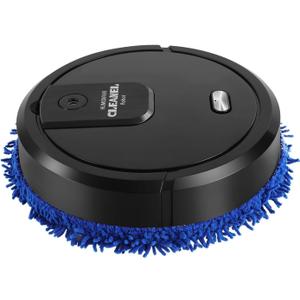 Robot Vacuum and Mop Combo, 2 in 1 Strong Suction Vacuum Robot mop Advanced Obstacle Avoidance, Aspiradora Robot Slim Design, Ideal for Pet Hair Hard Floor and Daily CleaningBlack