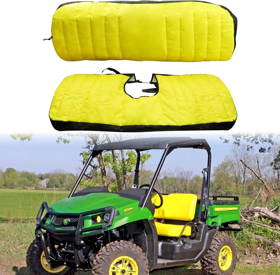 Bench Seat Protect Cover Compatible for John Deere Gator 560 and 590 XUV's Mid-Size Yellow