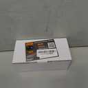 BESTTEN Keyed Entry Door Knob, Entrance Door Lock, Standard Ball, All Metal, Matte Black