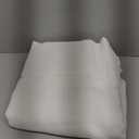 RYB HOME White Semi Sheer Curtains 84 inches Long - Living Room Curtains for Half Privacy, Linen Textured Sheer Light Filtering Vertical Window Drapes for Bedroom Dining, Width 52 inch, 2 Panels