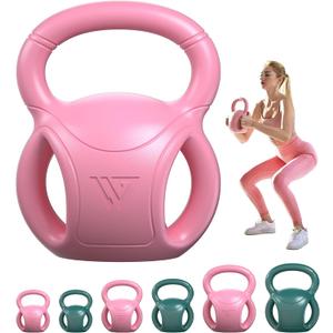 RUNWE 3 Handle Kettlebells Weight - Weight for Women 20 LB for Russian Twists AB Exercise, Weightlifting and Core Fitness Exercise Home Gym [Single in Sold]