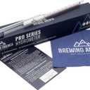 Brewing America American-Made Specific Gravity Hydrometer Alcohol ABV Tester - Pro Series Fermentation Testing Homebrew: Beer, Cider, Mead - Triple Scale Hydrometer
