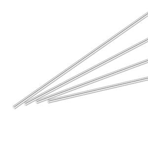 MECCANIXITY 1/4 Inch x 24 Inch 316 Stainless Steel Solid Round Rods Metal Lathe Bar Stock for DIY Craft 4 Pcs