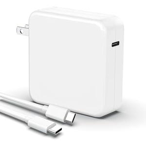 Mac Book Pro Charger-100W USB C Charger Fast Charger Compatible with MacBook Pro/Mac Book Air 16 15 14 13 Inch New iPad and All USB-C Devices,100W Type-C Laptop Charger(6.6 FT Cable Included)