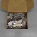 Onemake 4 Pack 110 Face Frame Inset Cabinet Hinges, Soft Closing 3D Adjustment, Clip On Plate, Smooth Slow Close Concealed Hidden Replacement, Easy Installation, Insert Hardware for Kitchen Cupborad