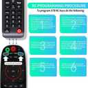 Replacement Remote Control for INFOMIR MAG 254 MAG 256 MAG 322 MAG 250 MAG 324 324w2 MAG 424 MAG 524 Mag 524W3 MAG 544 MAG 520 MAG 322 MAG420 MAG 544 W3 Linux Set-Top IPTV Boxes T4HU1615/41KA